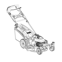 Газонокосилка бензиновая Holzfforma LC251HV