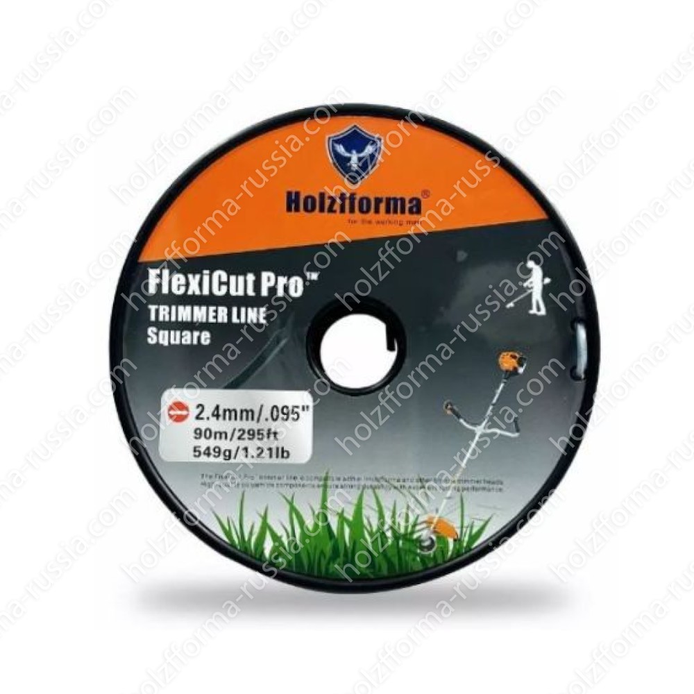 Леска для триммера зазубрины FlexiCut Pro 2.4mm/90m SR002490PRO